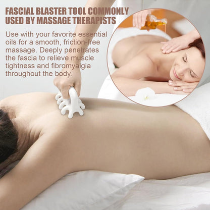 Vemoky Fascia Blaster for Cellulite Trigger Point Massage Tool Anti Cellulite Massager Tool Reaching Deep Myofascial Tissue Throughout The Body Release Muscle Knot Reduction Cellulite Tightening Skin