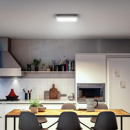 Philips Hue Aurelle White Ambiance Smart Lighting Square 24.5W Panel Light. with Bluetooth, Compatible with Alexa, Google Assistant and Apple Homekit