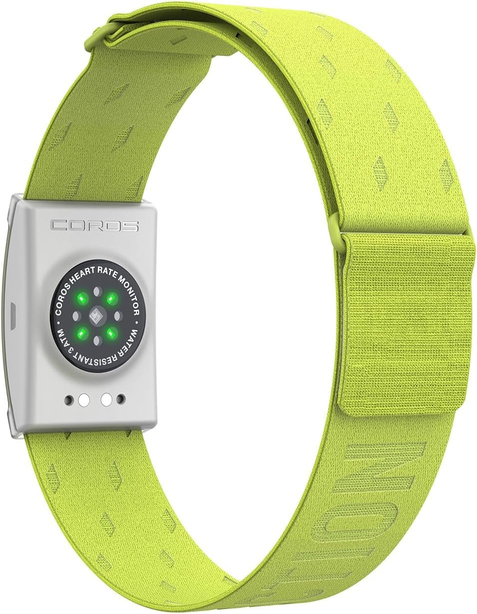 COROS Heart Rate Monitor, Comfort, Easy to wear, Auto-wear Detection, Advanced Sensor, Precise Data, Bluetooth, 38 Hours Battery Life, Compatible with up to 3 Connections, for Run and Bike-Grey