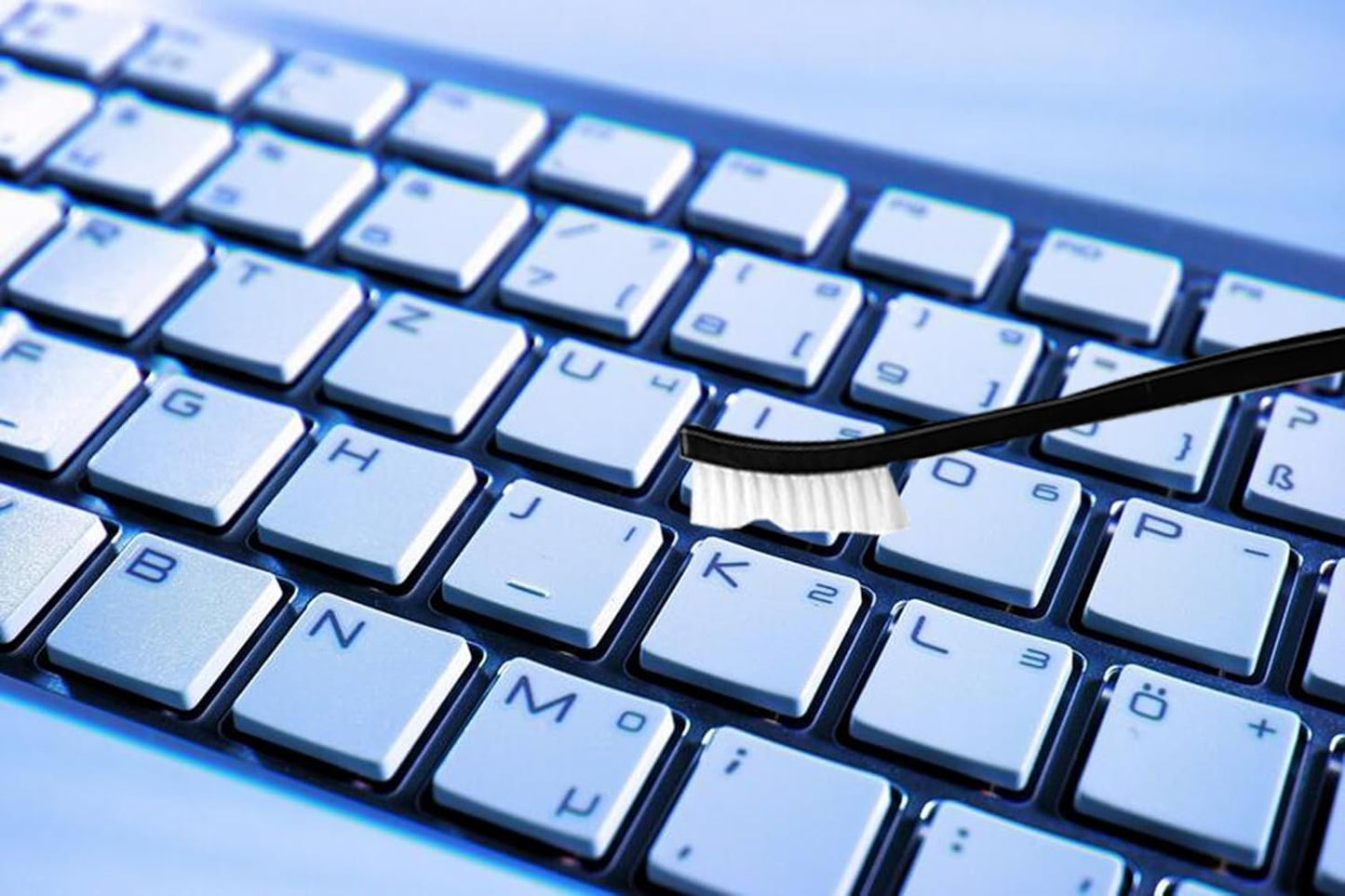 2 Pcs Small Cleaning Brushes Double-Ended Detail Cleaning Brush Nylon Brushes for Cleaning Jewelry Cleaning Brush (2)