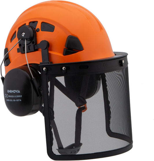 UNINOVA Safety Hard Hat - ANSI Z89.1 Approved Helmet Adjustable - 6-Point Ratchet Suspension & OSHA Hardhats