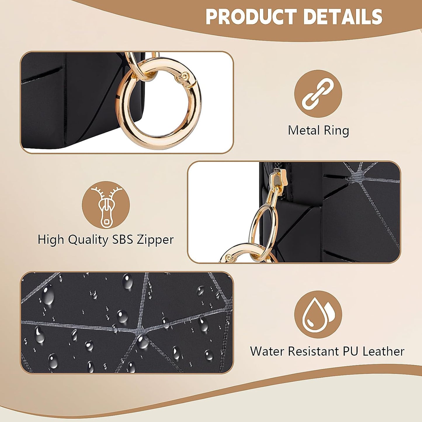 Women's Make-up Bag, Small PU Makeup Bag for Cosmetics, Women's Multifunctional Makeup Bag, Portable Travel Toiletry Bag, Waterproof Toiletry Bag, Gift Ideas, A-pink, Lipstick Organizer Bag