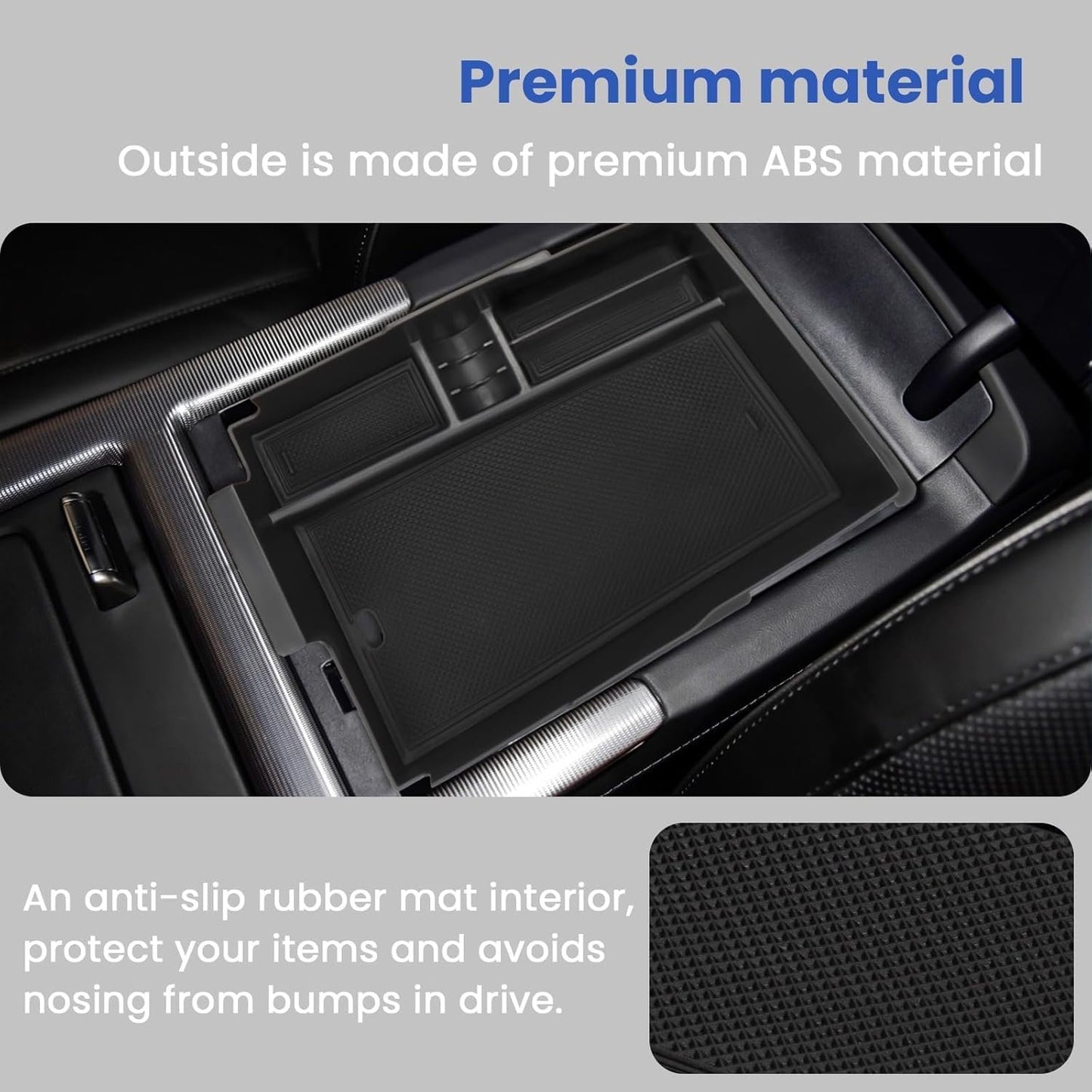 Center Console Organizer Compatible with Hyundai Palisade 2023 2024 Accessories Interior Insert Glove Pallet Drawer Box Holder (Armrest Organizer)