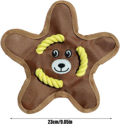 Interactive Toss Dog Toy - Sound-Activated Chewing Toy for Teeth Cleaning | High Strength Fetch Toy for Indoor, Outdoor, and Garden Play, Ideal for Dogs and Pets