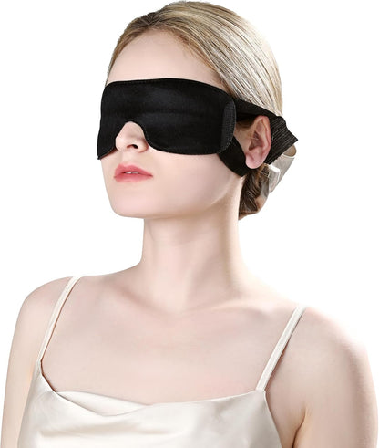 CROUVM Pack of 100 Disposable Sleep Eye Mask for Men Women, Blindfold Eye Mask Shade Cover for Sleeping, Night Sleep Mask, Block Out Light, Soft Comfort Eye Shade Cover for Travel Yoga Nap