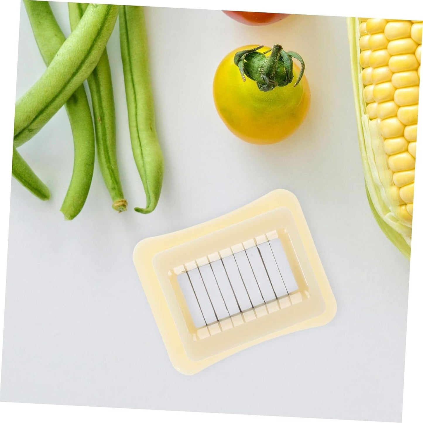 Mikinona 3Pcs Vegetable Cutters Bean Shredder with Shredding Finger Protector and Grater Food Holder Practical Slicing Tools for Effortless Meal Prep
