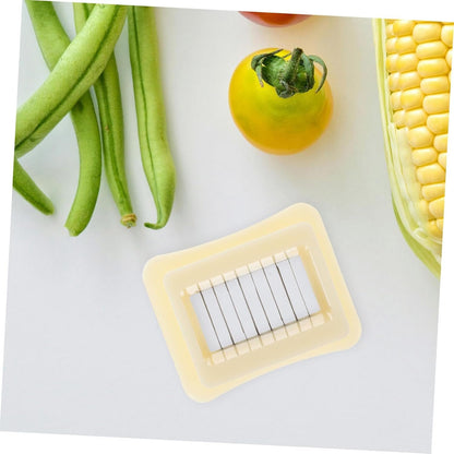 Mikinona 3Pcs Vegetable Cutters Bean Shredder with Shredding Finger Protector and Grater Food Holder Practical Slicing Tools for Effortless Meal Prep