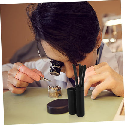 Cabilock Watch Cleaning Brush Kit with Brushes Storage Box for Cleaning Polishing Essential Watch Tool for
