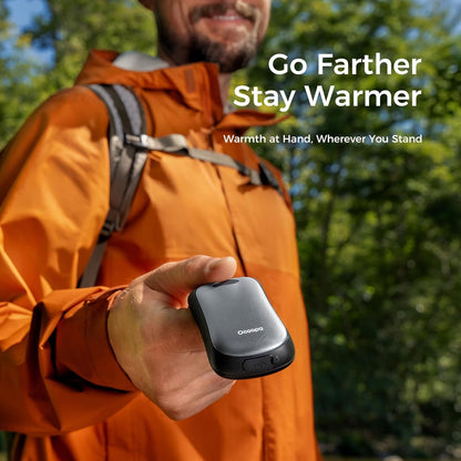 OCOOPA Magnetic Rechargeable Hand Warmers 2 Pack, IP45 Water Resistant, UL Certified, Portable Ergonomic Electric Handwarmer, Up to 9hrs, Pocket Size, Tech Gifts for Men, Raynauds, Outdoors, UT4 Urban
