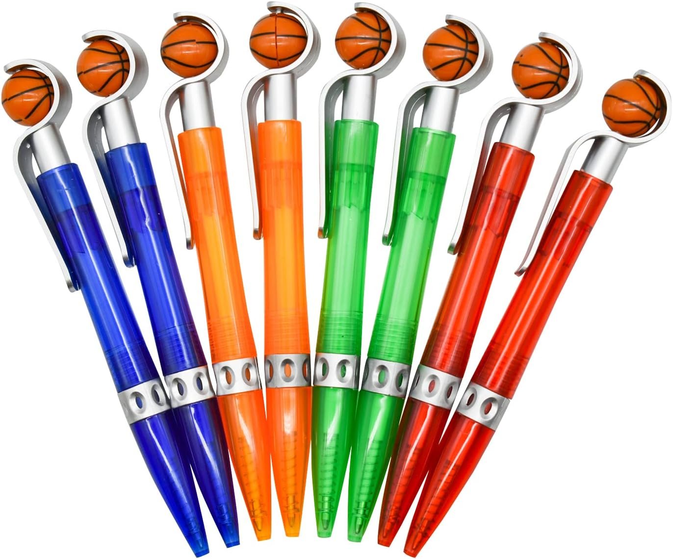 Lopenle 32PCS Novelty Basketball Pens Sports Ballpoint Pens Cool Sports Writing Pen For Stationery School Office Desk Decor Accessories