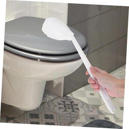 IMIKEYA Toilet Bowl Brush with Long Ergonomic Handle Soft Swab Mop for Easy Cleaning for All Toilet Types