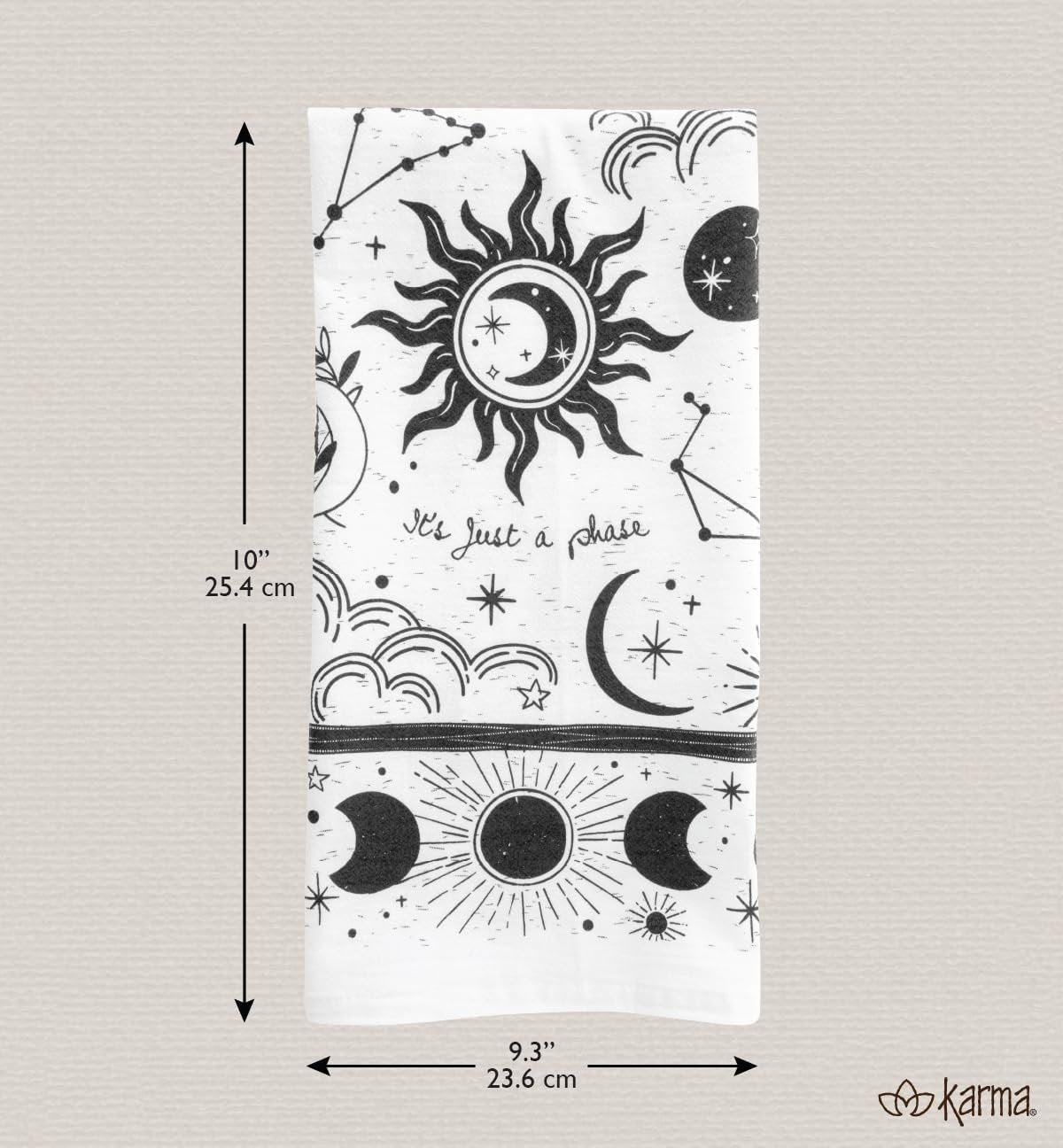 Karma Boho Tea Towels Horse, 18" x 22"