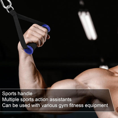 2pcs Heavy Duty Exercise Handles, Workout Resistance Band Handles, Thicken Tricep Cable Machine Handles, Pull Attachments Home Gym Accessories for Weight Machine Fitness Equipment Pulley System