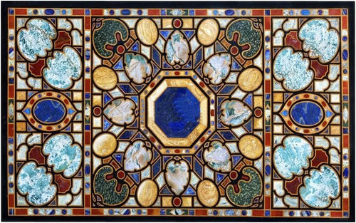 crafts look Marble Dining Table Top Handmade Pietra Dura Inlay Work Home Decor