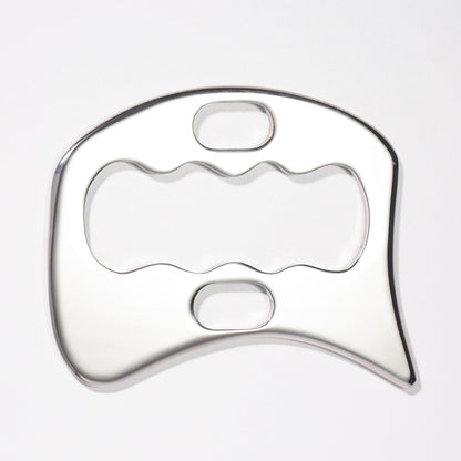 NCCYOOT Gua sha Tool Stainless Steel gua sha-Set 4pcs -iastm Tool Gussha Massage Tool Muscle Scraping Tool for Soft Tissue Therapy and Reduce Arms,Back, Legs, Shoulder Muscle Pain(XGshan)