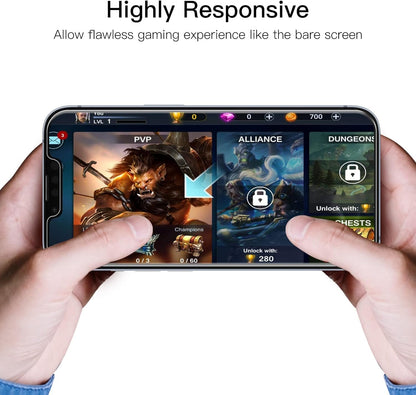 JETech Screen Protector for iPhone 16e 2025, iPhone 14 6.1-Inch, Tempered Glass Film, 3-Pack