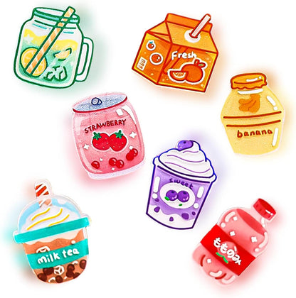 Myrtle 14-Pack Heavy Duty FridgeMagnets for Whiteboards,LockersKitchens-Decorative AcrylicMagnetic Stickers with Vibrant(Office，Garage，HomePatternsDecor)
