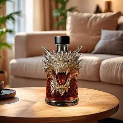 Generico Whiskey Bottles, Dragon Decanter, Novelty Liquor Display, Glass Beer Server, Built to Withstand Extremes, Medieval Workmanship, Hassle-Proof Upkeep, Collector Gift Use