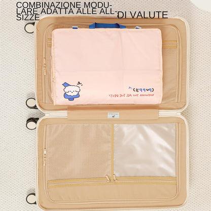 Underwear Travel Bag with Zipper Compartments, Foldable Bra Organizer Case for Efficient Packing, Lightweight Storage Pouch Closet, Dorm, Hotel, and Everyday Travel Essentials