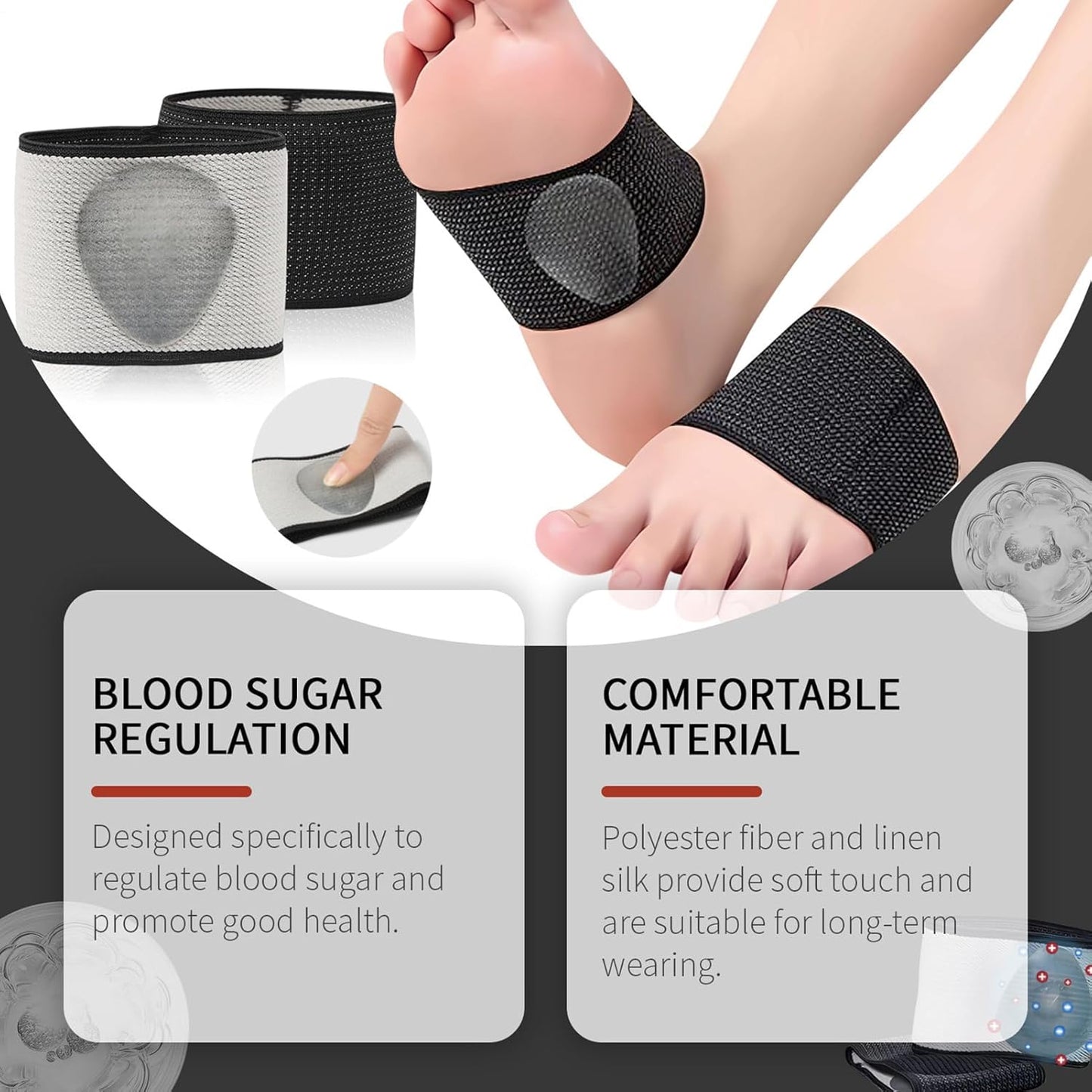 Massage Foot Pad,Foot Stimulator Massager | Comfortable And Relaxing Breathable Wearable Feet Care Tools For Home Workplace Travel Supports Recovery