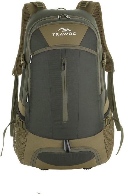 TRAWOC FALCON 40 L Travel Laptop Backpack for Men and Women, Casual Daypack with Rain Cover Hiking, Trekking, Travelling Bag
