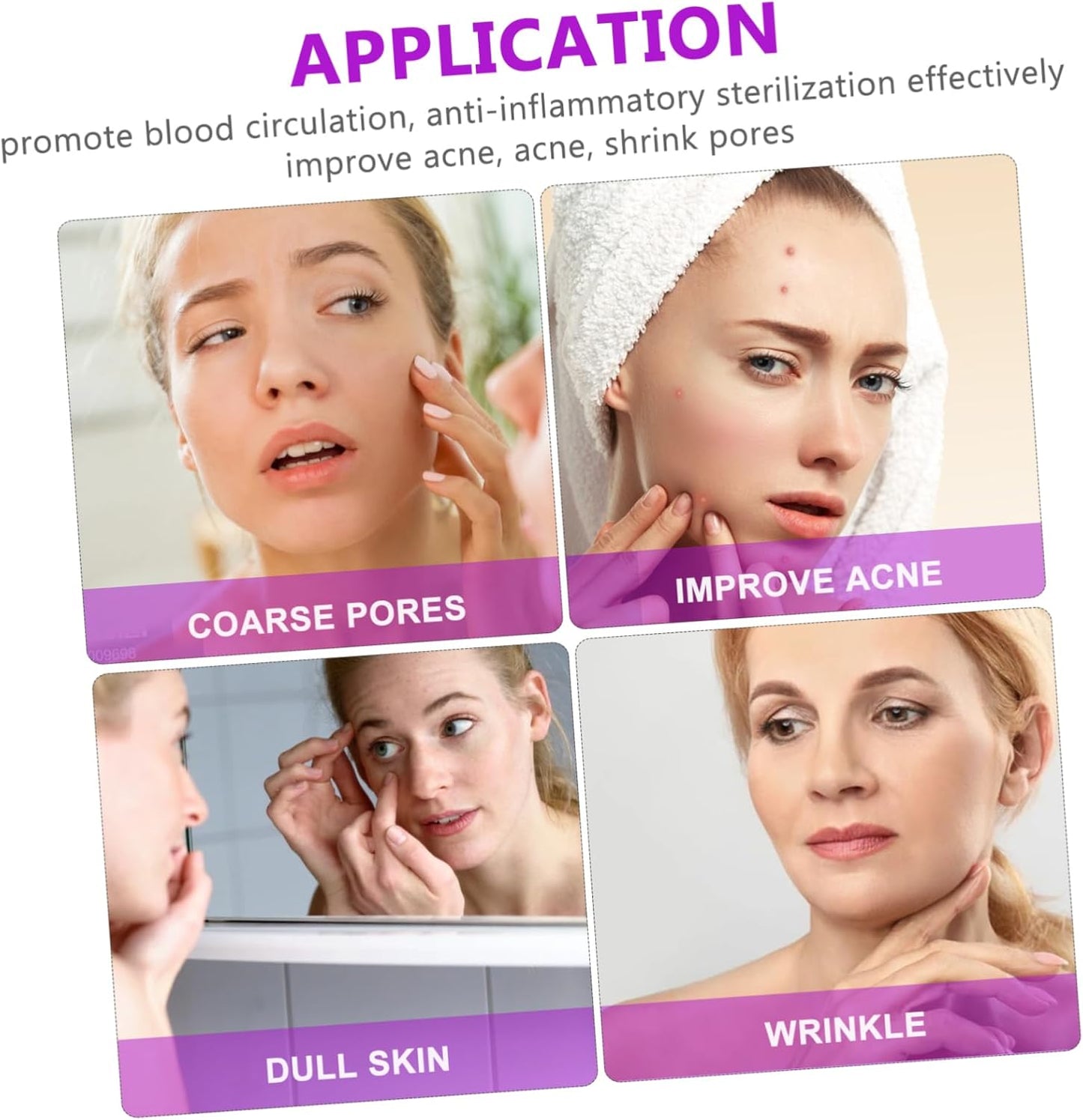 MERRYHAPY Skin Care Beauty Device Facial Massager Tool for Face Massage Serum Absorption for Younger Skin