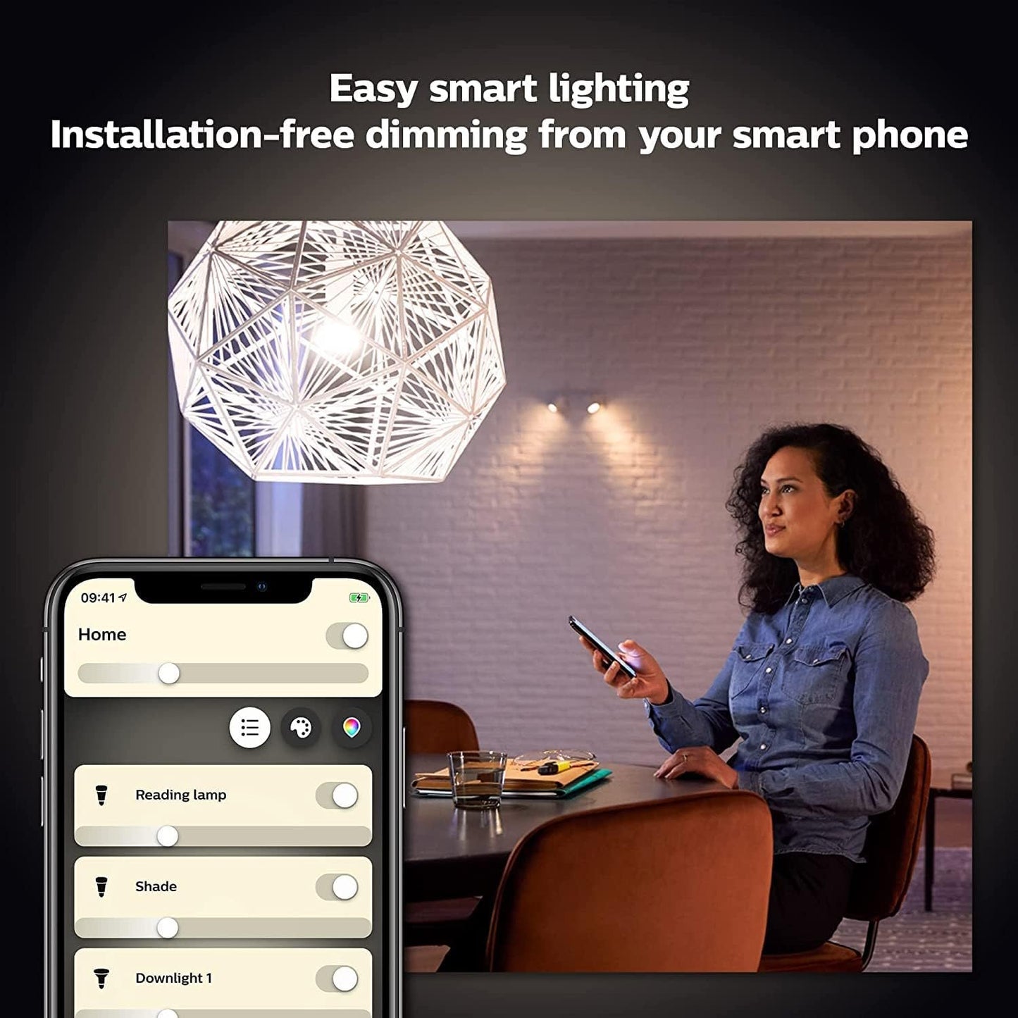 Philips Hue White A60 75W 1100 Lumens Smart Bulb with B22 Fitting