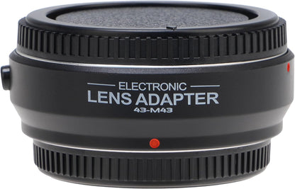 Hersmay Pro Autofocus 4/3-M4/3 Lens Adapter 4/3 43 to M4/3 MFT Mount Camera for Olympus E-M5 E-M10 III for PANAS0NIC G9 II G95 G10 G100V G100K GX1 GX7 GX9 GH6 BMPCC MMF3 MMF2