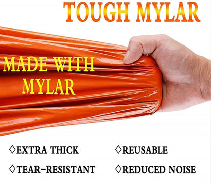 Emergencys Blanket Survival Sleeping Bag, Lightweight Survival Blanket Foil, Emergencys Thermal Blanket Survival Gear, Waterproof Survival Bivy Bag for Outdoor