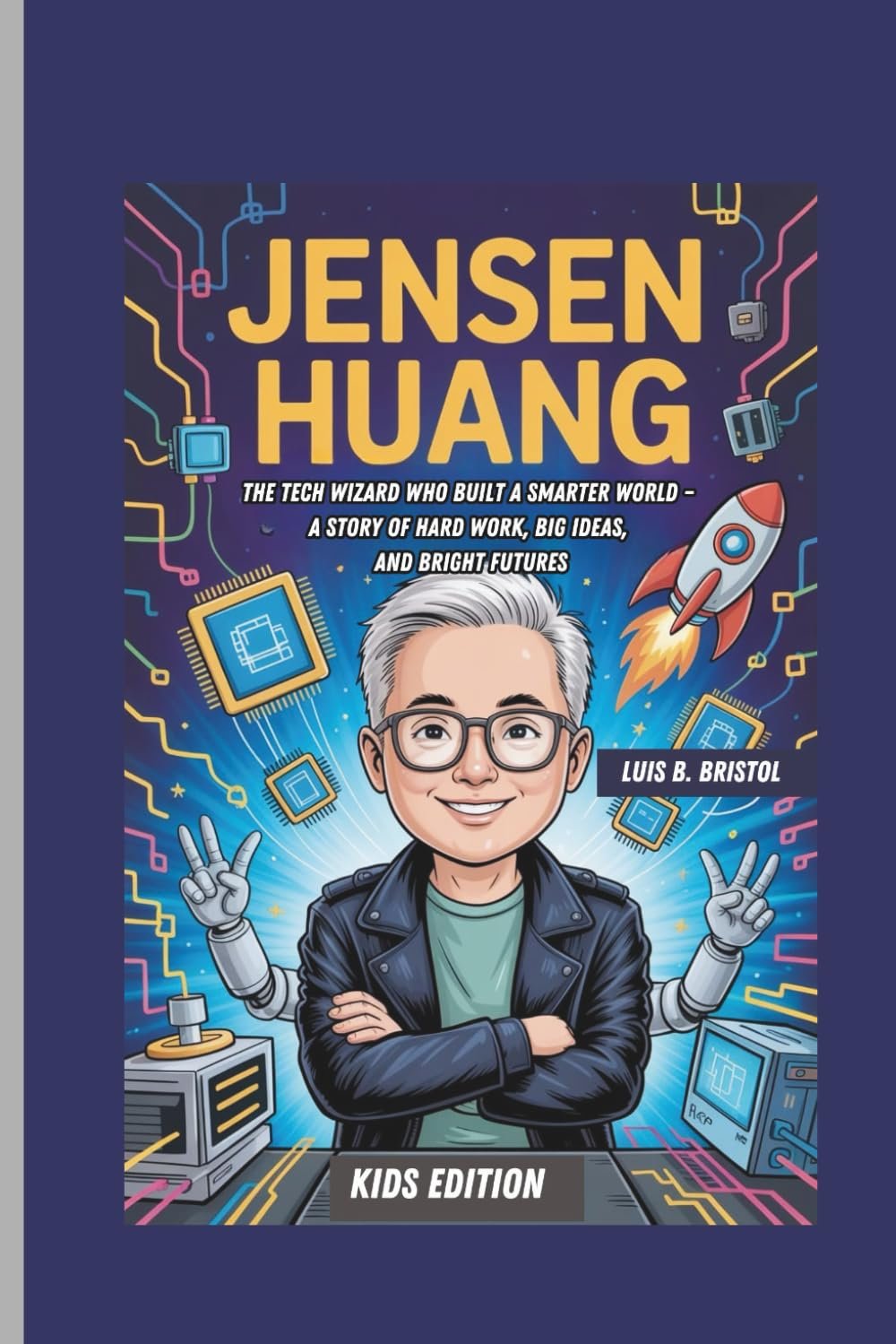 JENSEN HUANG: THE TECH WIZARD WHO BUILT A SMARTER WORLD – A STORY OF HARD WORK, BIG IDEAS, AND BRIGHT FUTURES (KIDS EDITION)