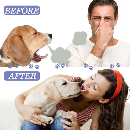 Oral Spray for Dogs, Pet Dental Care without Brushing for Dogs and Cats, Toothpaste Spray for Dogs and Cats for Cleaning Dog Teeth and Dog Breatheat, Pet Dental Spray, Fresh Breath Spray for Dog