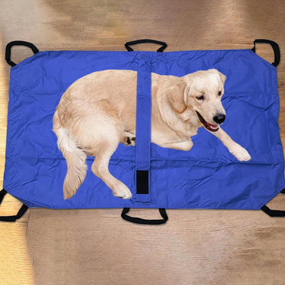 Pet Stretcher, Foldable Transport Carrier for Puppies and Small Animals, Multifunctional Rescue Tool with Safety Strap for Medium to Large Dogs, Cats, and Bunnies, Easy to Carry