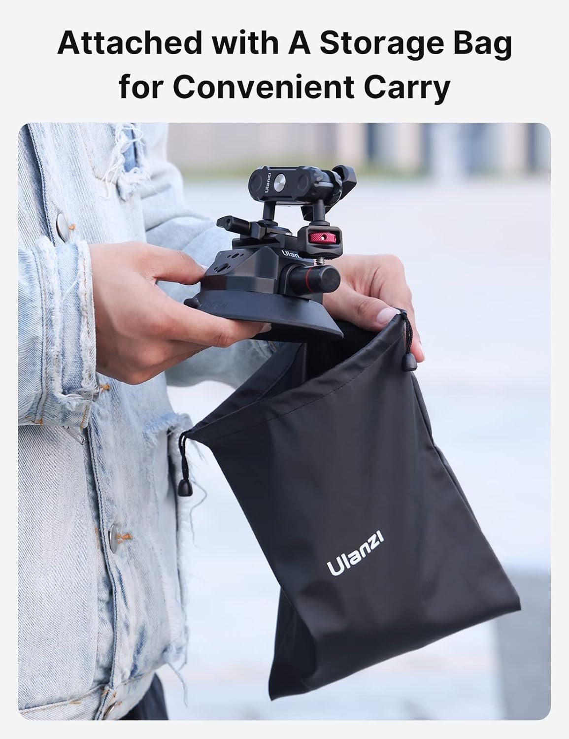 Camera Suction Cup Mount for Action Camera - ULANZI SC-02 4.5in Pump-actived Vacuum Suction Mount w Quick Release NOTA Magic Arm Car Boats Windshield & Window Mount for Nikon Canon Sony DSLR