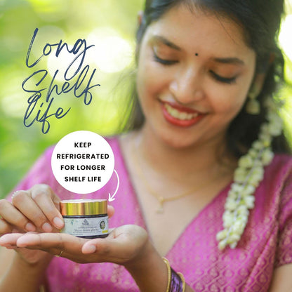 TATSAT - WELLNESS THROUGH AYURVEDA Shata Dhauta Ghrita 100 Times Washed Ghee Anti Aging Nourishing Cream Removes Stretch Marks - 30gm (30, Rose)