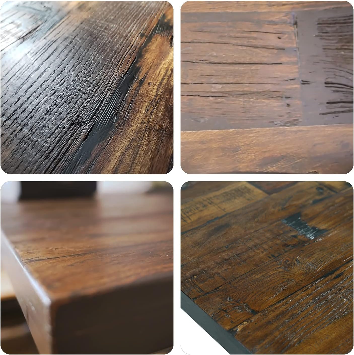C-Mall Real Wood Reclaimed Elm Table Top (60x30)-L8