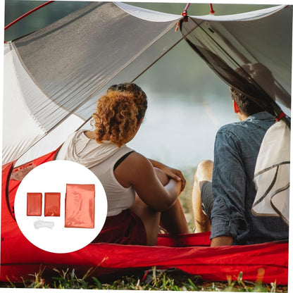 NOLITOY Emergency Sleeping Sack with Thermal Blanket Tent Windproof Survival for Camping Hiking Outdoor Activities Lightweight Portable Emergency Gear
