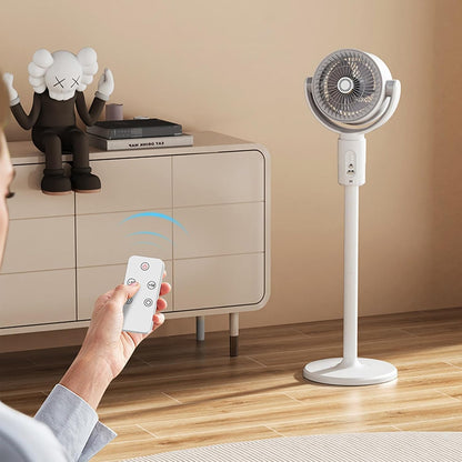 Standing Fan For Bedroom, Air Circulator, 5 Speeds, 3 In 1 Pedestal & Tabletop, Adjustable Height, With Remote Control, For Home, Dorm