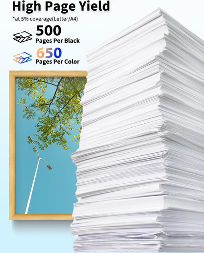 UPRIIN 410XL T410XL Ink Cartridges Combo Pack Remanufactured for Epson 410 XL Ink Cartridges for Expression Home XP-830 XP-640 XP-530 XP-630 XP-635 XP-7100