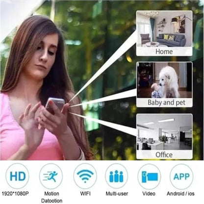 Florea Mini 5g Wireless WiFi Camera 1080p Hd,Cat Eye Camera,Mini Camera,Mini Camera Wireless,Cheerchest Mini Camera,Mini Security Camera,Mini Wireless WiFi Camera 1080p Hd (1pcs)