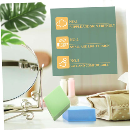 DEARMAMY 12Pezzi Soffietti Portatili Puff Per Fondotinta Multifunzionali Romboidale Accessori Per Makeup Utilizzabili e Umido