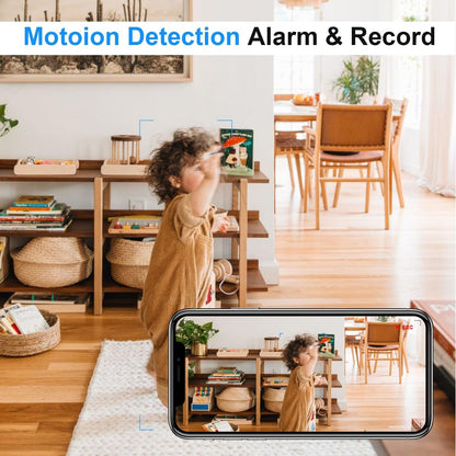USB Charger Camera - HD 1080P Mini WiFi Security Camera - Small Micro Wireless Nanny Cam for Home Indoor Security