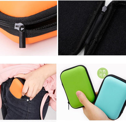 Travel Jewelry Case Small, Board Game Storage Box | Zippered Small Bag Mini Travel Makeup Carrying Case Cosmetic Bag Portable Accessories Organizer Little Pouch for Little Items