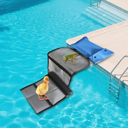 Critter Saver Swimming Pools, Critter Ramp Ladder Frogs Lizards Ducks Toads 97 x 25 cm, Animal Safety Net Pad, Floating Rescue Tools for SPA Ponds Outdoor Water Areas