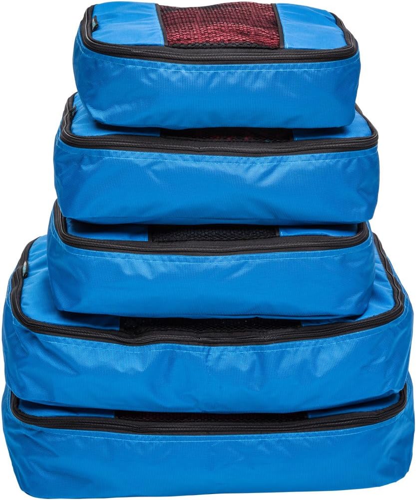 TravelWise Luggage Packing Organization Cubes 5 Pack