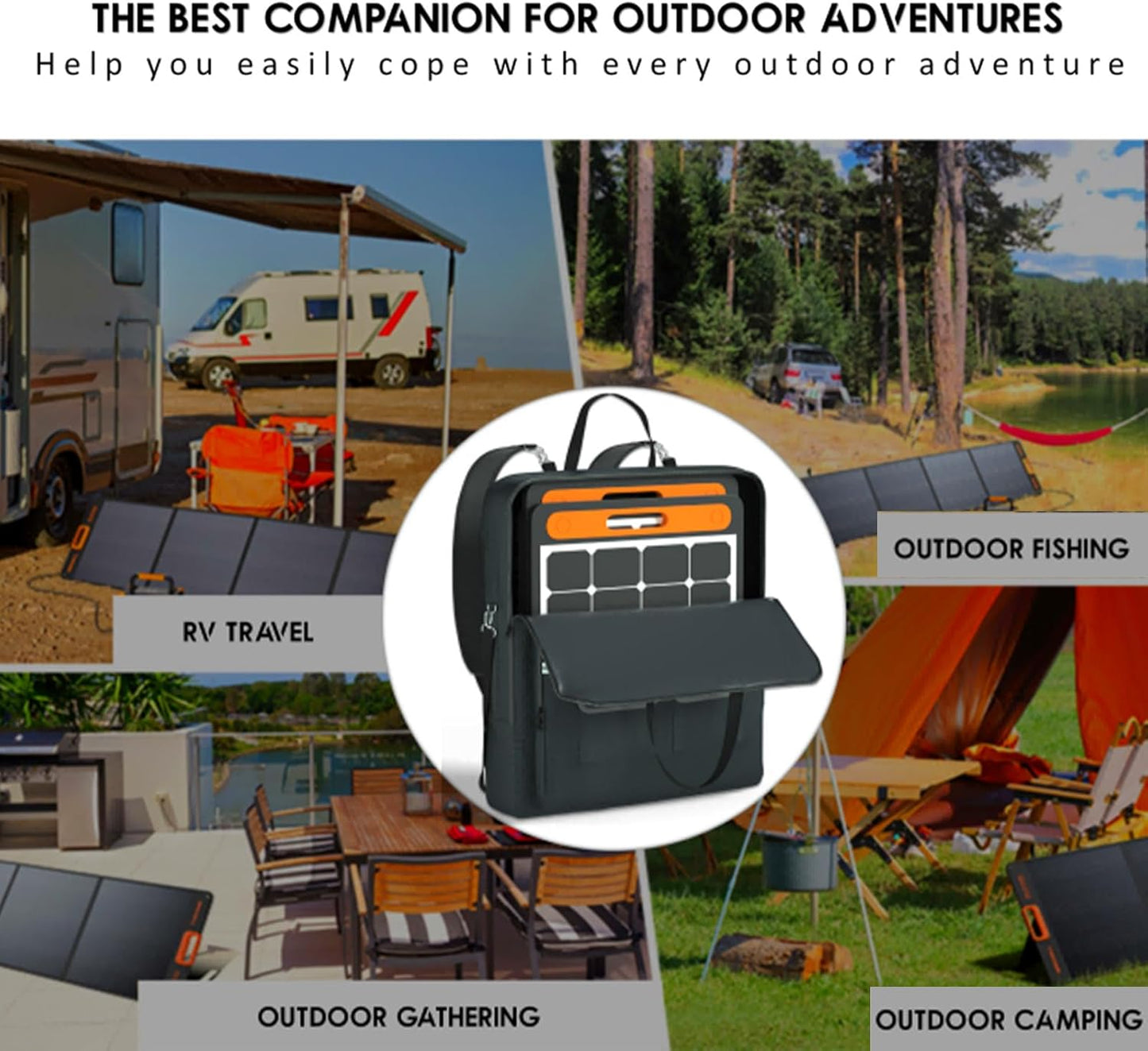 Solar Panel Bag, Double-Layer Organizer, Heavy Duty Protector Travel Handle Case, Dependable Material Longevity, Outdoor Sports Gear for Tablet Laptop Smartphone Use 22x4.7x25.5in