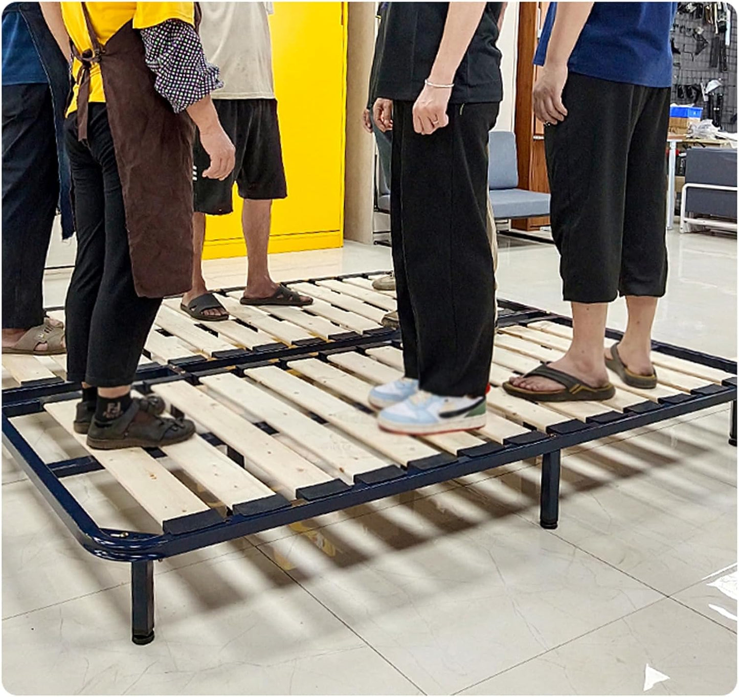 DJCYGG Set of 4 Adjustable Feet for Bed, T-Shaped Furniture Legs, Under the Bed Support Legs, Slatted Foot for Bed Table Sofas, with Screws (Black, 28 cm)