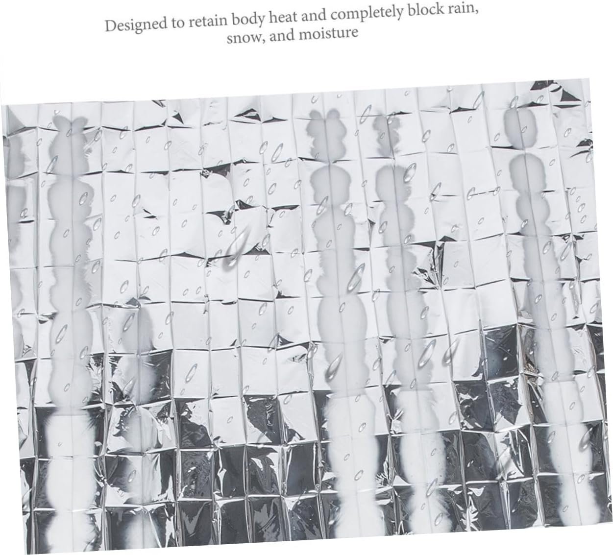 CIYODO 5 Pcs First Aid Blanket Emergency Thermal Blanket for Outdoor Emergency Blanket Survival Blanket Emergency Thermal Blankets Outdoor Emergency Thermal Blanket Kits The Pet Silver