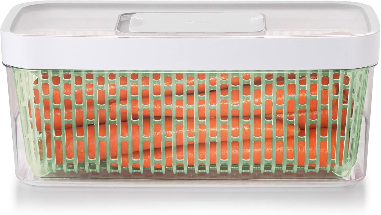 OXO Good Grips Greensaver Produce Keeper, 4.7 Litre Capacity, Green