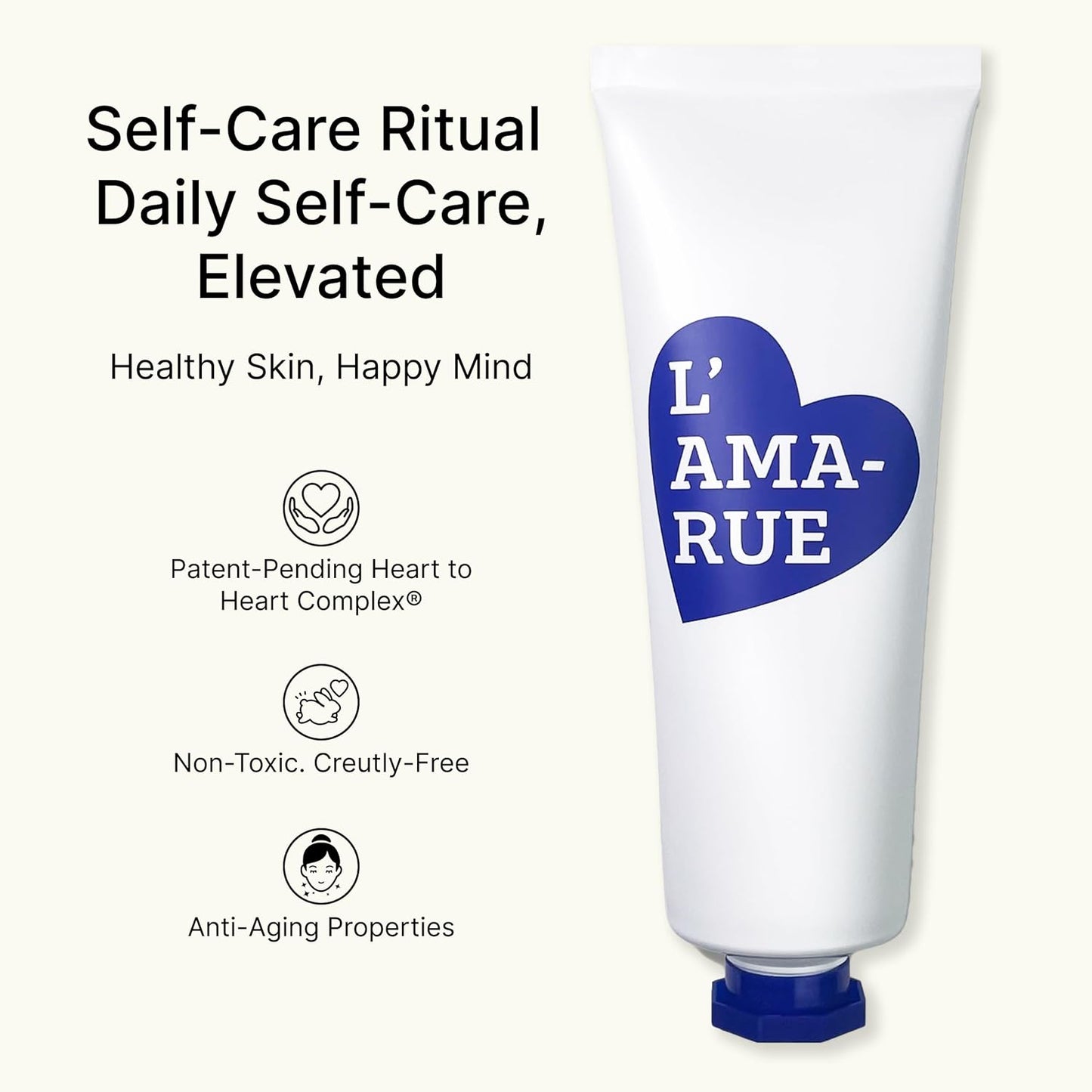 L'AMARUE Advanced Body Repair Cream - 6.2 fl oz: Non-Greasy Hydration, Firming & Anti-aging Moisturizer | Root Cause Skincare™ for Full Body Skin Wellness, Targets Dryness & Crepey Skin
