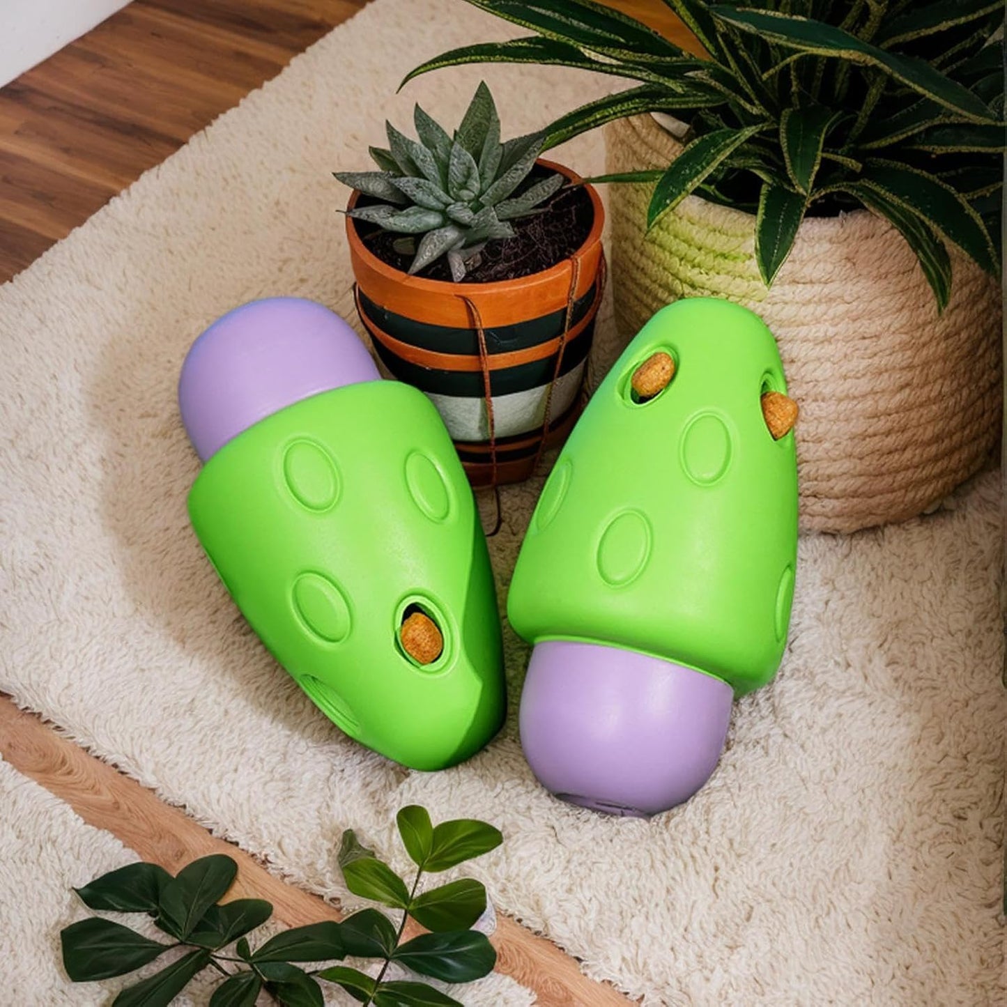 Automatic Interactive Dog Toy, Smart Refillable Chew Game, 2.56x4.88 Inches, Mental Stimulation Toy for Boredom Relief, Training, Fun Play, Eating Slow Feeder, Pet Entertainment